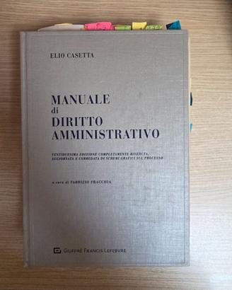Manuale di diritto amministrativo Elio Casetta