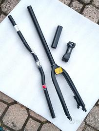 Forcella alluminio 20" accessori e manubrio 25.4
