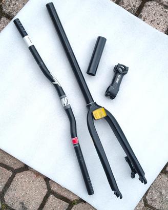 Forcella alluminio 20" accessori e manubrio 25.4
