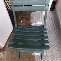 sedie pieghevoli da giardino