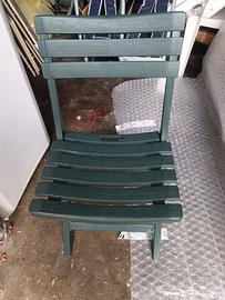 sedie pieghevoli da giardino