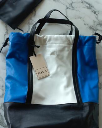 Borsa PLAN C in morbidissima pelle NUOVA