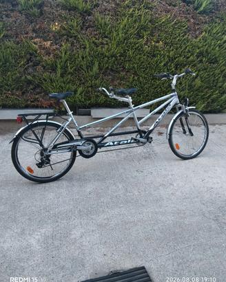 bicicletta tandem 2 posti 