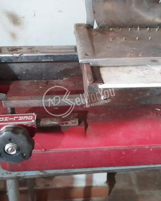 Affettatrice manuale a volano Oerlikon vintage