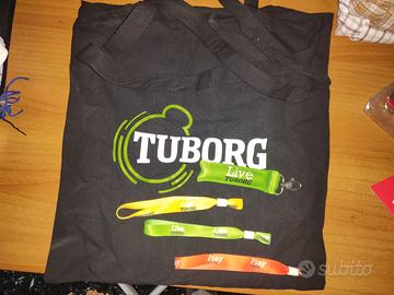 Borsa in tela Tuborg + portachiavi