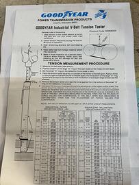 Misuratore tensione cinghie
