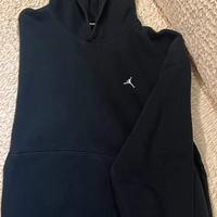 Felpa Jordan nera con cappuccio XXL