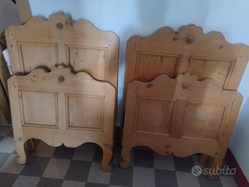 testiere letto in arte povera 