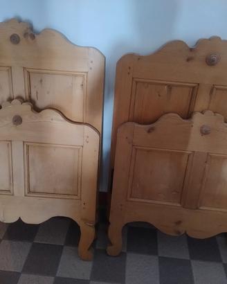 testiere letto in arte povera 