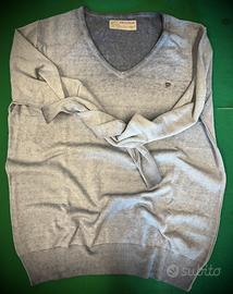 Maglioncino a manica lunga in cotone  grigio