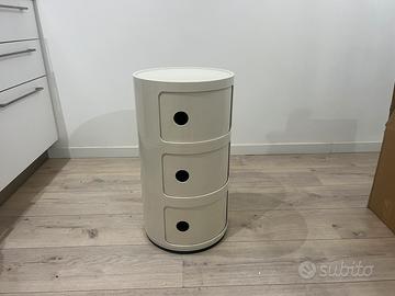 Componibile Kartell 3 piani bianco