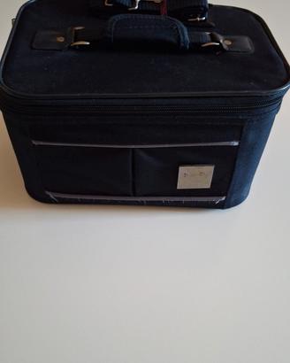 Beauty Case Carpisa rigido blu scuro