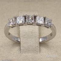 FEDINA ORO 18kt. CON DIAMANTI NATURALI PRINCESS