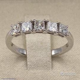 FEDINA ORO 18kt. CON DIAMANTI NATURALI PRINCESS