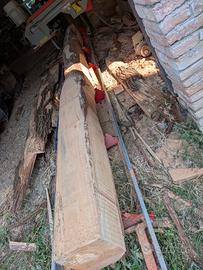 trave in legno massello grezza 430 cm