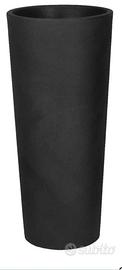 Vaso fioriera Veca antracite alto 85 cm molto gran