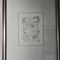 Litografia numerata Nino Caffè 