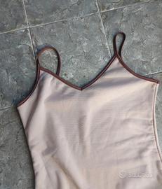 tMorbido top canotta intimo in pile termico Taglia