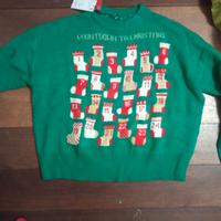 maglione verde natalizio OVS da donna