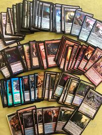 Lotto Carte Magic 100 FOIL di cui 10 rare foil