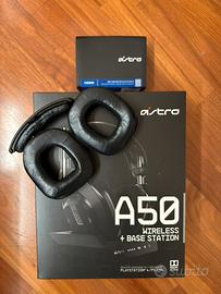 Astro A50 Gen 4 PS4 + kit PS5 e cuscinetti extra