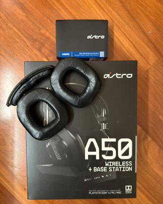 Astro A50 Gen 4 PS4 + kit PS5 e cuscinetti extra