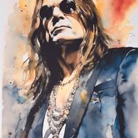 Quadro Giclee' Ozzy Osbourne 