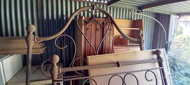 letto in ferro antico
