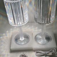 coppia di lampada da tavolo, 3 led, carica usb