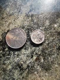 Monete da collezione tenute bene 