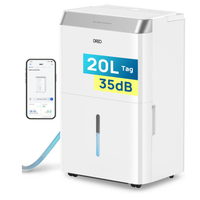 Dreo Deumidificatore Casa Muffa 20L/24h, Alexa & W