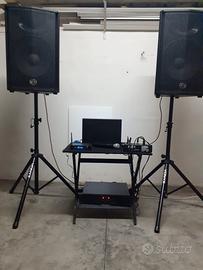 impianto audio professionale 