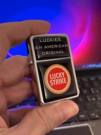 Accendino Star Lucky Strike Nero "tipo Zippo"