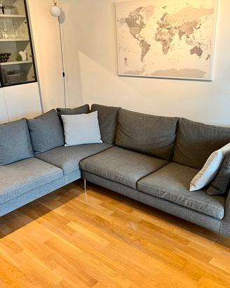 Divano angolare con chaise longue Valentini