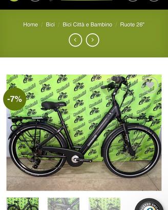 Bici eletrica lombardo nuova mai usata