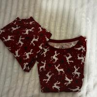 pigiamo rosso natalizio