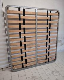 rete matrimoniale in doghe in legno