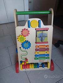 carrello in legno primi passi howa 