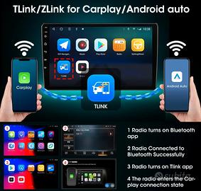 Autoradio 2din android carplay Kia Sportage 2016 