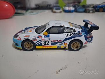 modellino 1/43 porsche 911 gt3 r 24h le mans 2000