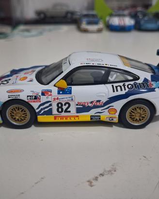 modellino 1/43 porsche 911 gt3 r 24h le mans 2000