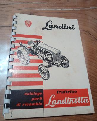 Libretto ricambi trattrice Landinetta originale