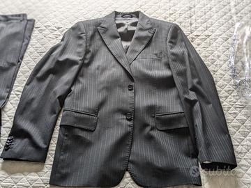 Abito uomo gessato Antonio Fusco taglia 48