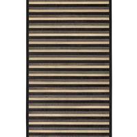 Tappeto Bamboo Cucina Nero Passatoia 55x100cm