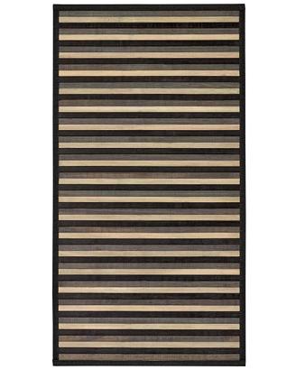 Tappeto Bamboo Cucina Nero Passatoia 55x100cm