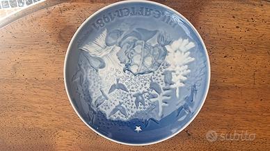 Piatto ceramica Copenaghen 1981