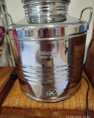 fusto acciaio inox 18 10 della tabec 