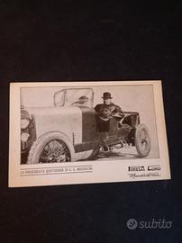 CARTOLINA  PUBBLICITARIA  "PIRELLI / B.MUSSOLINI"