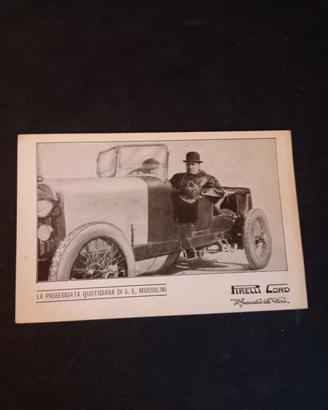CARTOLINA  PUBBLICITARIA  "PIRELLI / B.MUSSOLINI"
