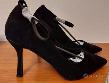 DECOLTE'NERO SCAMOSCIATO 41 NUOVO ANCORA IMBALLATO